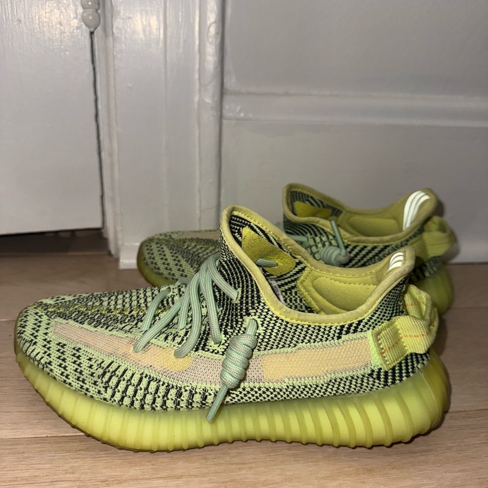 Yeezy Sneakers in Green and Yellow